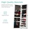 Best Choice Products Jewelry Armoire Cabinet, Full Length Mirror w/ Velvet Storage Interior, Lock